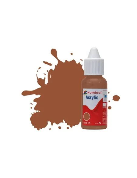 HUMBROL ACRYLIC DROPPER BOTTLE 14ML No 70 Brick Red Matt - Humbrol ...