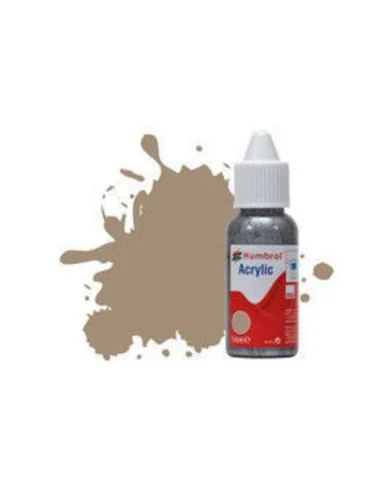 HUMBROL ACRYLIC DROPPER BOTTLE 14ML No 72 Khaki Drill Matt - Humbro...