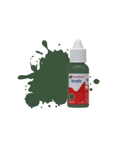 HUMBROL ACRYLIC DROPPER BOTTLE 14ML No.78 Cockpit Green Matt - Humb...
