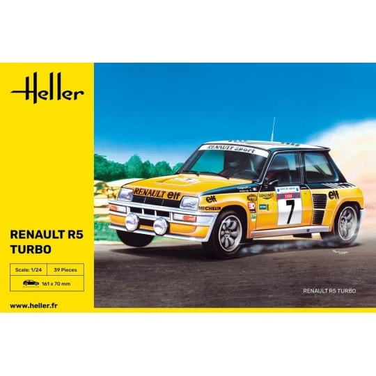 Renault R5 Turbo, 1/24 - Heller 80717 Renault R5 Turbo, 1/24 - Heller 80717