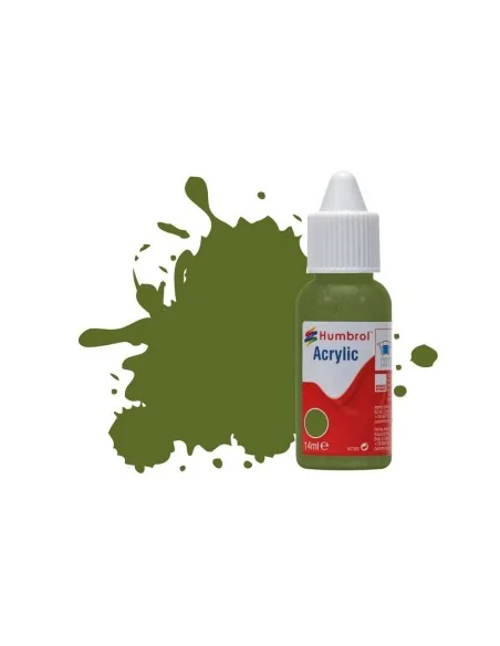 HUMBROL ACRYLIC DROPPER BOTTLE 14ML No.88 Deck Green Matt - Humbrol...
