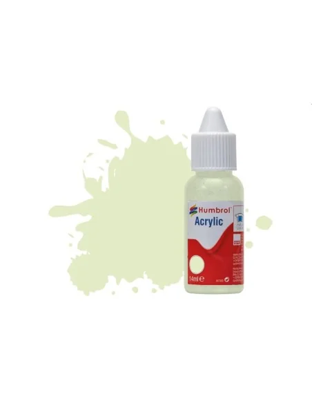 HUMBROL ACRYLIC DROPPER BOTTLE 14ML No.90 Beige Green (aka Sky) Mat...