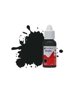 HUMBROL ACRYLIC DROPPER BOTTLE 14ML No 91 Black Green Matt - Humbro...