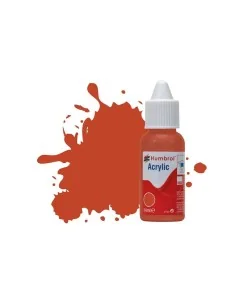 HUMBROL ACRYLIC DROPPER BOTTLE 14ML No 100 Red Brown Matt - Humbrol...