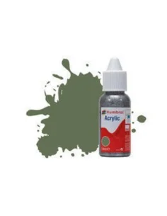 HUMBROL ACRYLIC DROPPER BOTTLE 14ML No 102 Army Green - Matt - Humb...