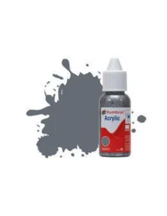 HUMBROL ACRYLIC DROPPER BOTTLE 14ML No 123 Extra Dark Sea Grey - Sa...