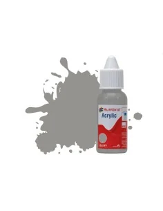 HUMBROL ACRYLIC DROPPER BOTTLE 14ML No.126 US Medium Grey Matt - Hu...