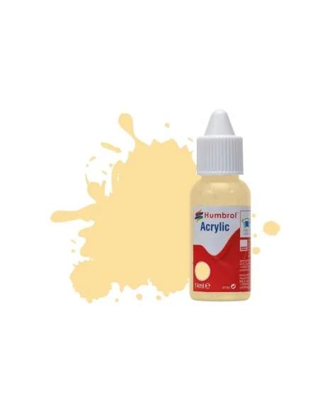 HUMBROL ACRYLIC DROPPER BOTTLE 14ML No 148 Radome Tan Matt - Humbro...