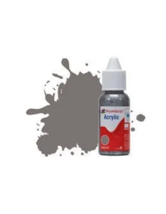 HUMBROL ACRYLIC DROPPER BOTTLE 14ML No 156 Dark Camouflage Grey Sat...