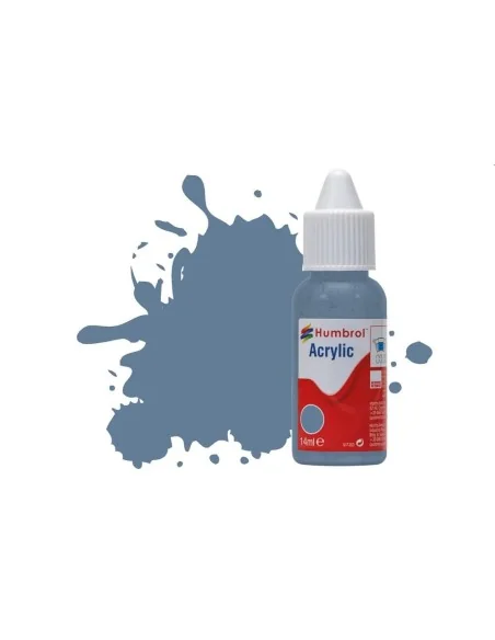 HUMBROL ACRYLIC DROPPER BOTTLE 14ML No.157 Azure Blue Matt - Humbro...