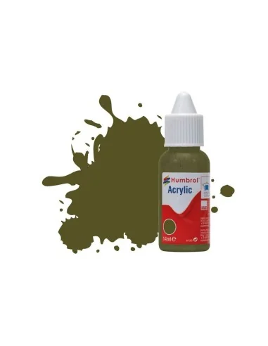 HUMBROL ACRYLIC DROPPER BOTTLE 14ML No 159 Khaki Drab Matt - Humbro...