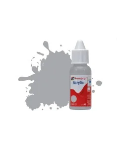 HUMBROL ACRYLIC DROPPER BOTTLE 14ML No.165 Medium Sea Grey Matt - H...
