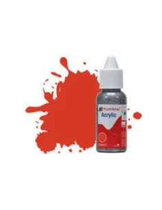 HUMBROL ACRYLIC DROPPER BOTTLE 14ML No 174 Signal Red - Satin - Hum...