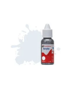 HUMBROL ACRYLIC DROPPER BOTTLE 14ML No 191 Chrome Silver - Metallic...