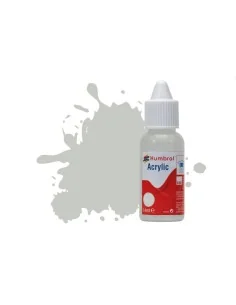 HUMBROL ACRYLIC DROPPER BOTTLE 14ML No.247 RLM 76 Lichtblau Matt - ...