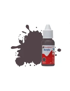 HUMBROL ACRYLIC DROPPER BOTTLE 14ML No.251 RLM 81 Dunkelbraun Matt ...
