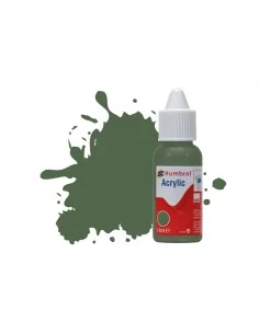 HUMBROL ACRYLIC DROPPER BOTTLE 14ML No.252 RLM 82 Olivgrun Matt - H...