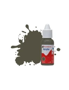 HUMBROL ACRYLIC DROPPER BOTTLE 14ML No.253 RLM 83 Dunkel-Grun Matt ...