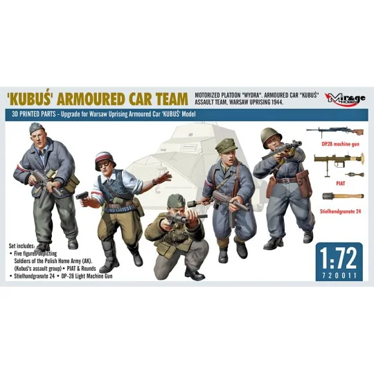 KUBU? Armoured Car Team, 1/72 - Mirage Hobby 720011