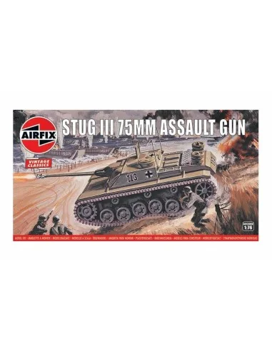Stug III 75mm Assault Gun, Vintage Classics, 1/76 - Airfix A01306V