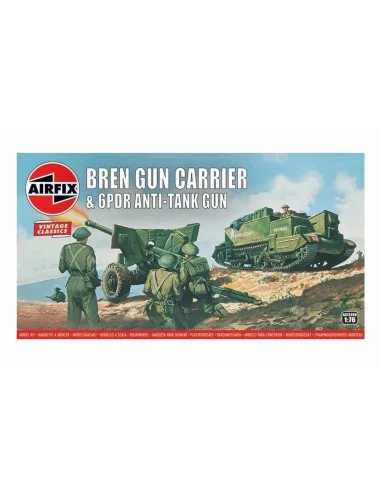 Bren Gun Carrier& 6 pdr AT Gun, Vintage Classics, 1/76 - Airfix A01...