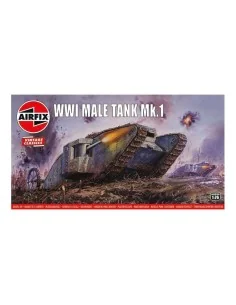 WWI "Male" Tank Mk.I, Vintage Classics, 1/76 - Airfix A01315V