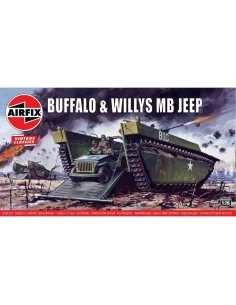 Buffalo Amphibian LVT & Jeep, 1/76 - Airfix A02302V