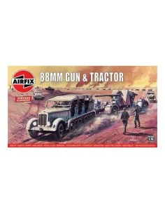 88mm Flak Gun & Tractor, Vintage Classic, 1/76 - Airfix A02303V
