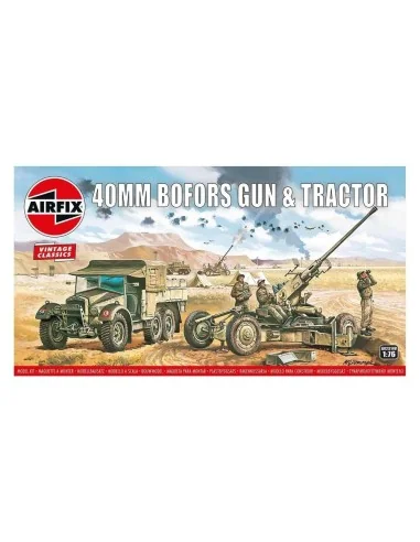 Bofors 40mm Gun & Tractor, Vintage Classi, 1/76 - Airfix A02314V