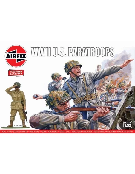 WWII U.S. Paratroops, 1/32 - Airfix A02711V
