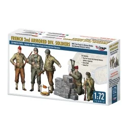 FRENCH 2nd ARMORED DIV. SOLDIERS, 1/72 - Mirage Hobby 720013