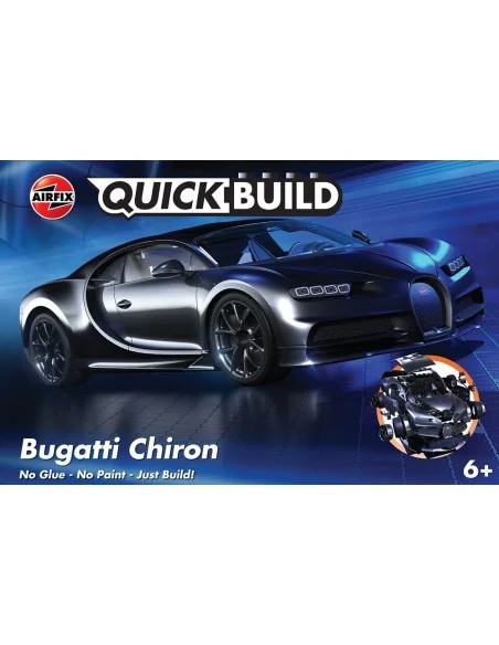 QUICKBUILD Bugatti Chiron - Black - Airfix J6025