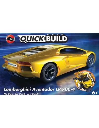 QUICKBUILD Lamborghini Aventador - Yellow - Airfix J6026
