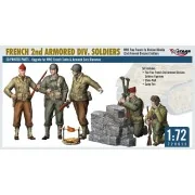 FRENCH 2nd ARMORED DIV. SOLDIERS, 1/72 - Mirage Hobby 720013