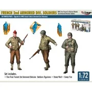 FRENCH 2nd ARMORED DIV. SOLDIERS, 1/72 - Mirage Hobby 720013