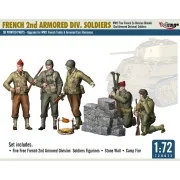 FRENCH 2nd ARMORED DIV. SOLDIERS, 1/72 - Mirage Hobby 720013