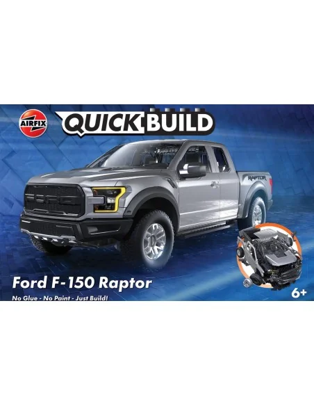 QUICKBUILD Ford F-150 Raptor - Grey - Airfix J6053
