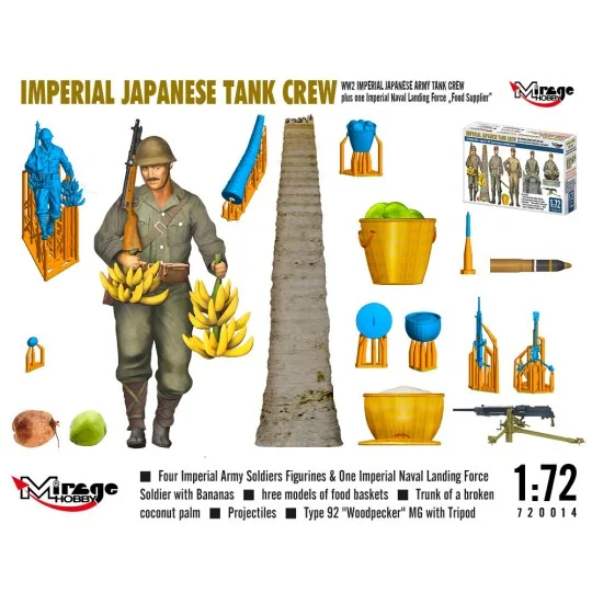 WW2 IMPERIAL JAPANESE TANK CREW + one Imperial Naval Landing Force ...