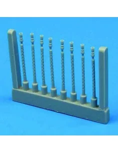 Lancaster gun barrels round perforated Für Hasegawa Bausatz., 1/72 ...