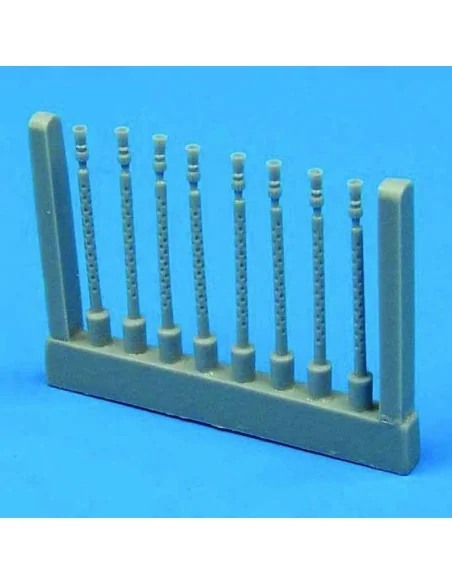 Lancaster gun barrels round perforated Für Hasegawa Bausatz., 1/72 ...
