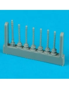 He 111H-6 gun barrels late version Für Hasegawa Bausatz., 1/72 - Qu...