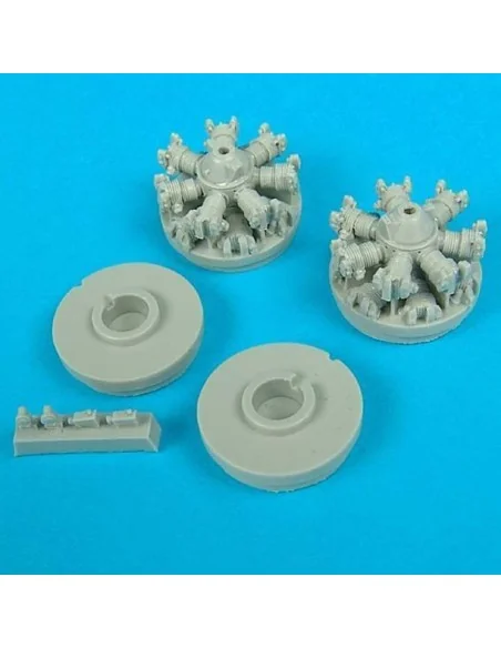 B-25 Mitchell engines für Hasegawa Bausatz, 1/72 - Quickboost QB72 030