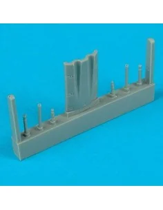 Fw 190A-3 gun barrels für Tamiya Bausatz, 1/72 - Quickboost QB72 048