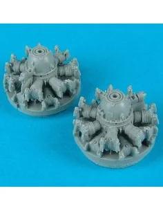 PBY-1/5 Catalina engines für Academy Bausatz, 1/72 - Quickboost QB7...