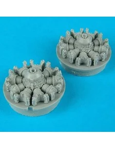 S2F-1 Tracker engines Für Hasegawa Bausatz., 1/72 - Quickboost QB72...