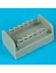 Hawker Tempest exhaust für Academy Bausatz, 1/72 - Quickboost QB72 063