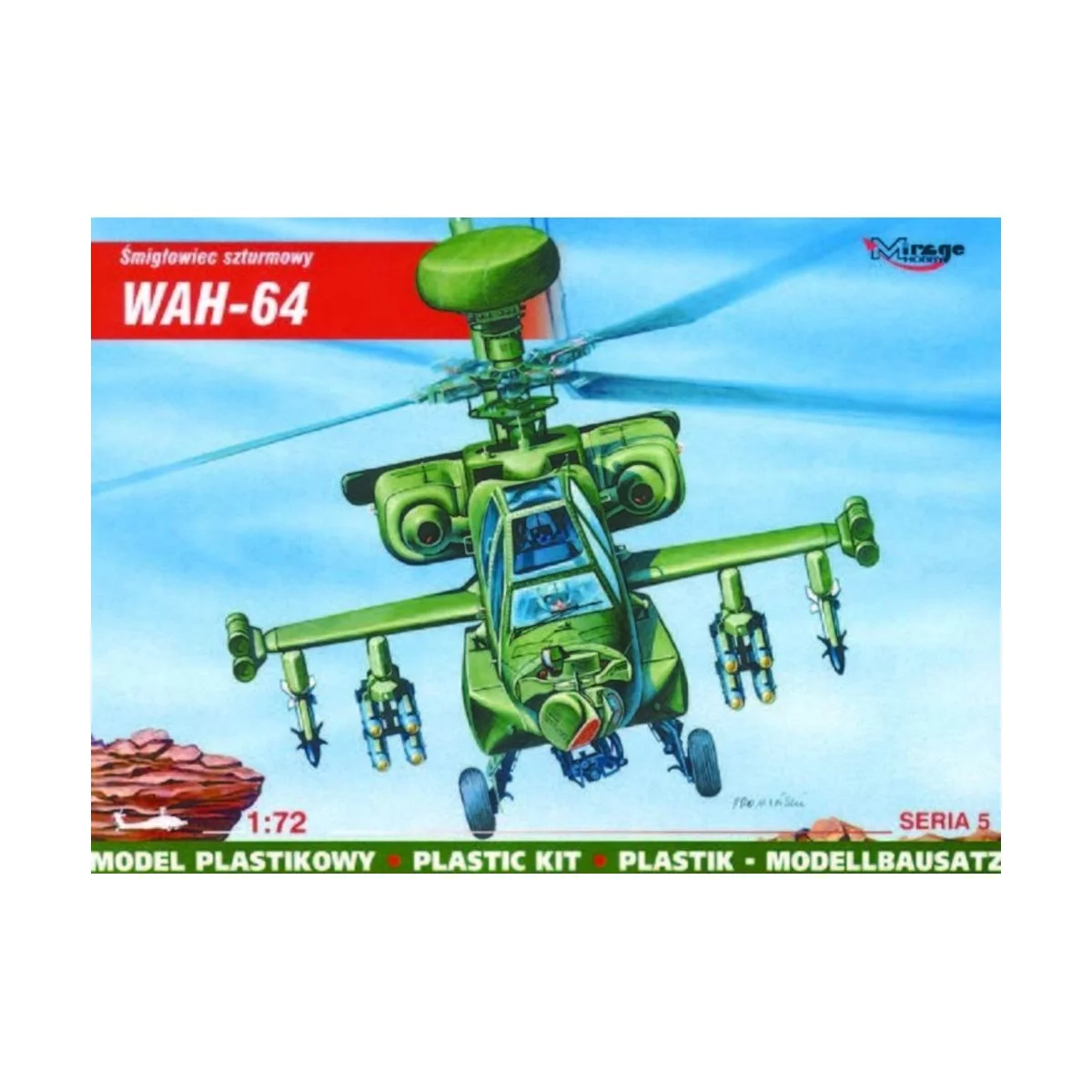 McDonnell Douglas WAH-64 Mehrzweck-Kampfhubschrauber, 1/72 - Mirage... McDonnell Douglas WAH-64 Mehrzweck-Kampfhubschrauber, 1/72 - Mirage...