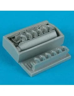P-39 engine für Academy Bausatz, 1/72 - Quickboost QB72 070