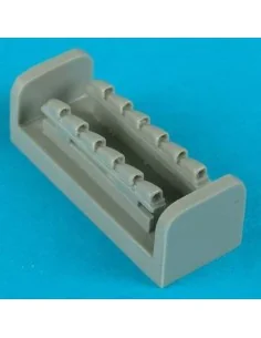 Bf 109G exhaust für Fine Models Bausatz, 1/72 - Quickboost QB72 071