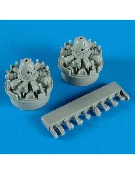 P-61A Black Widow engines für Dragon Bausatz, 1/72 - Quickboost QB7...